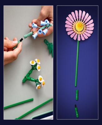 Botanicals Petite Sunny Bouquet Toy Building Set, 373 Pieces