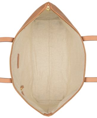 Lynton Close Extra Large Leather Zip Top Tote