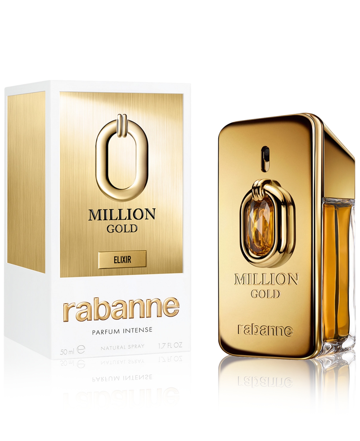 Rabanne Men's Million Gold Elixir Parfum Intense