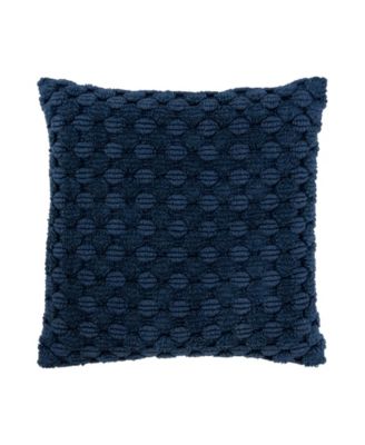 Modern Industrial Geometric Woven Decorative Pillow, 20" x 20"