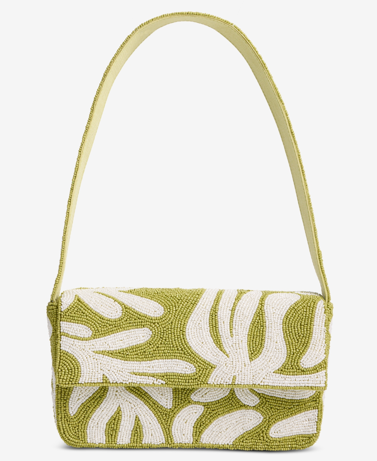 Hand Beaded Shoulder Bag, Exclusively at Macy's - Green