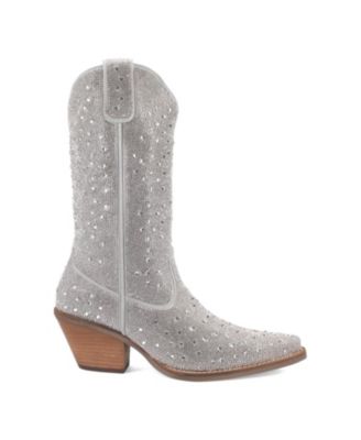Women's Silver Dollar Leather Boots