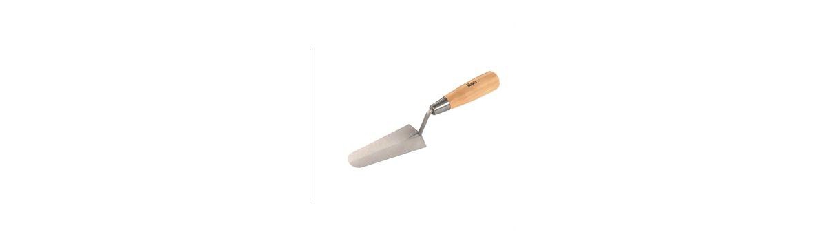 Bon 11-625 Cross Joint Trowel - 4 3/4-inch X 1 3/4-inch Wood Handle