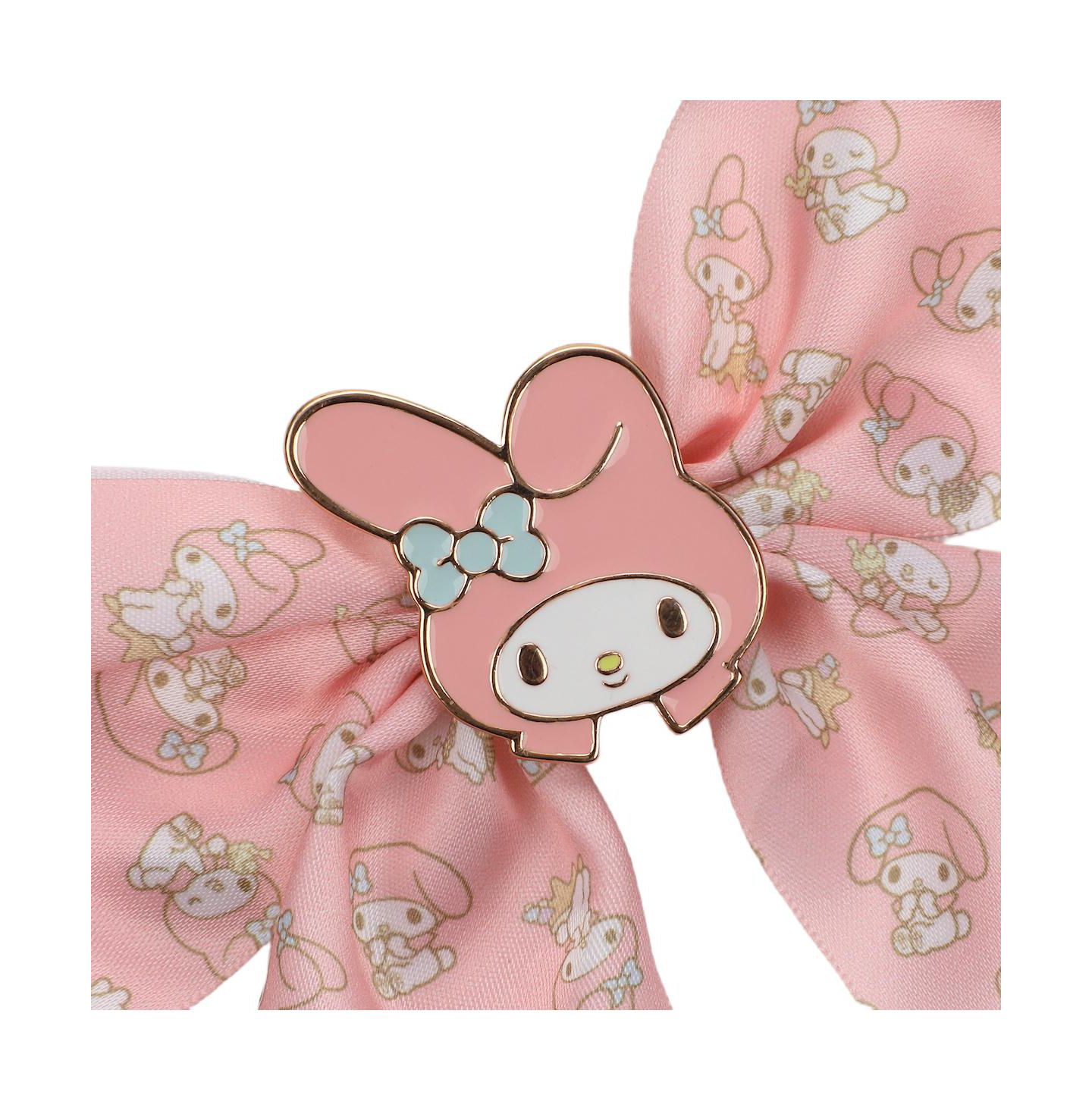Детские аксессуары для волос My Melody and Kuromi 2-Piece Hair Clip Bows, цвет: Hsr 2-Piece Kuromi — фото 3