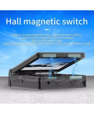 RG35XXSP Flip Portable Retro Handheld Game Console, 3.5 Inch IPS Screen Linux System with 128G TF Card 5G WiFi Bluetooth HDMI