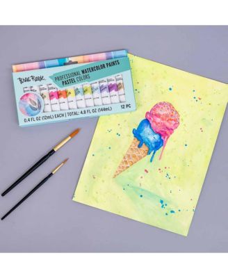 Professional Watercolor Paint Set: Pastels