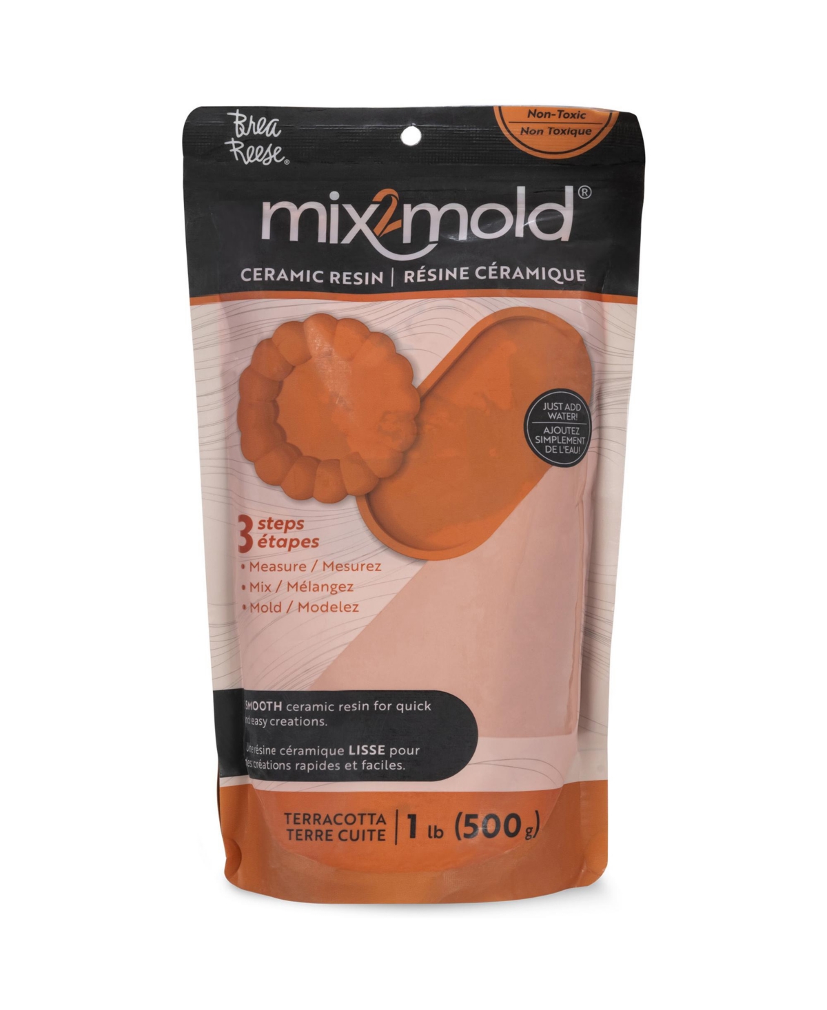 Mix2Mold: Ceramic Resin Powder - Terracotta 1lb