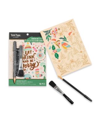 Scratch Art: Paper Pad - Retro Holiday Greetings