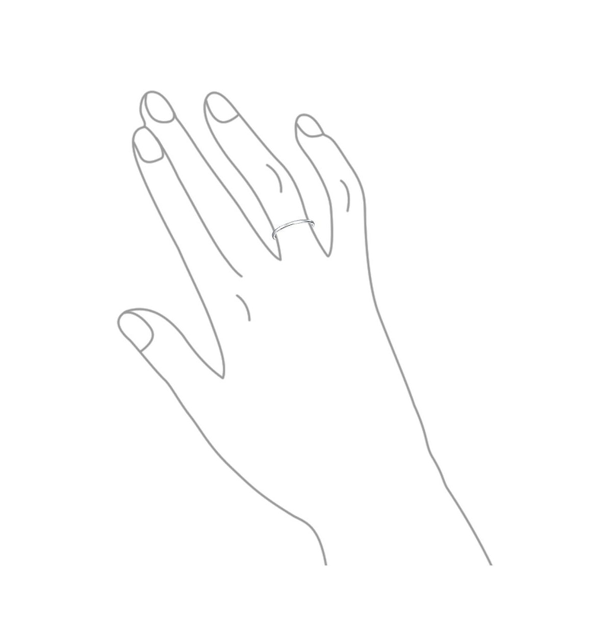 Bling Jewelry Simple Minimalist Thin Stackable .925 Sterling Silver Couples Eternity Band Ring 2MM