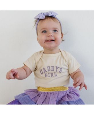 Baby Girls Daddy's Short Sleeve Bodysuit