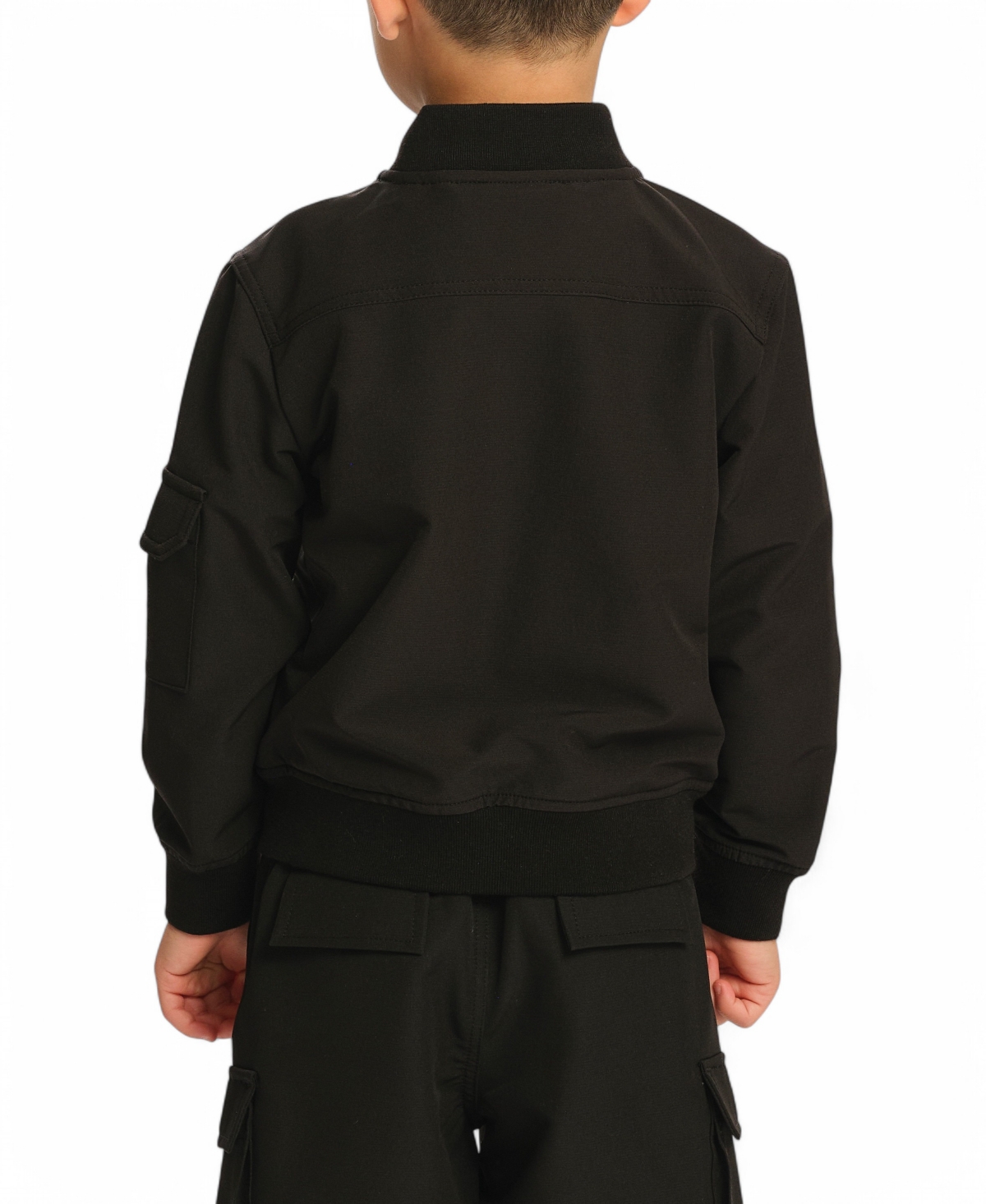 Sovereign Code Toddler Boys 4-way Stretch Varsity Jacket In Black