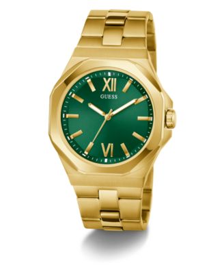 Men's Analog Gold-Tone Stainless Steel Watch, 42mm