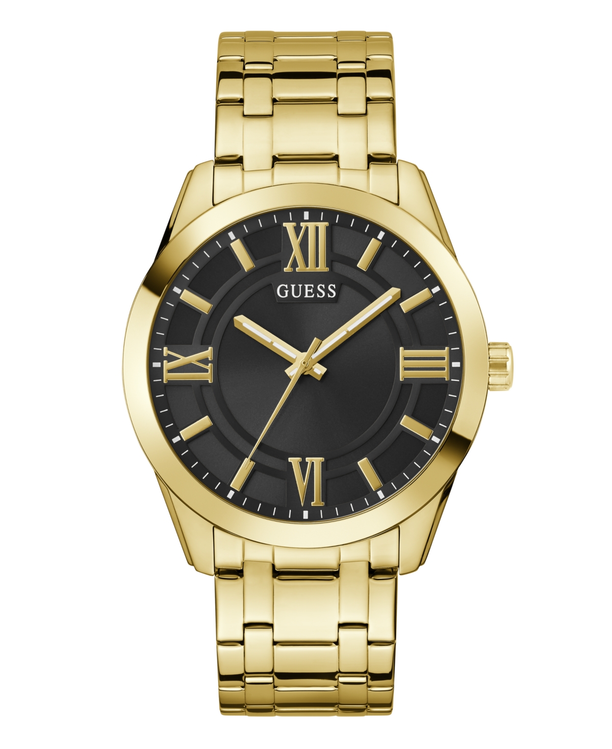 Men's Analog Gold-Tone Stainless Steel Watch, 44mm - Gold-Tone