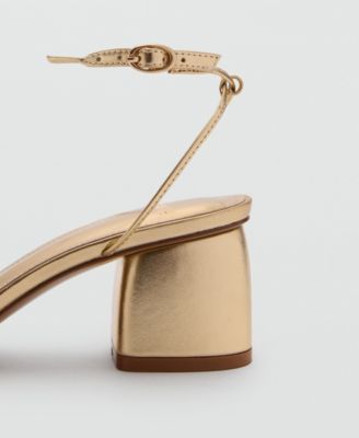 Women's Crossed Strap Heeled Sandals