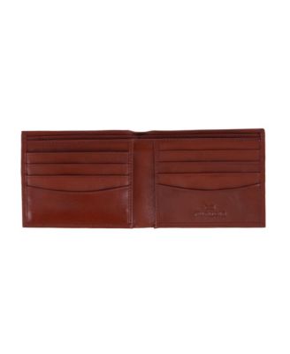 Men's Orion Leather 8-Slot Bi-Fold Wallet with Removable ID Card Case