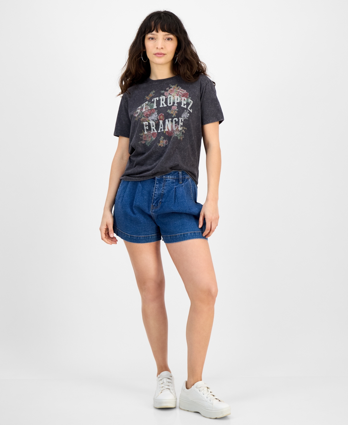 AND NOW THIS PETITE ST TROPEZ GRAPHIC T-SHIRT, EXCLUSIVELY AT MACY'S 