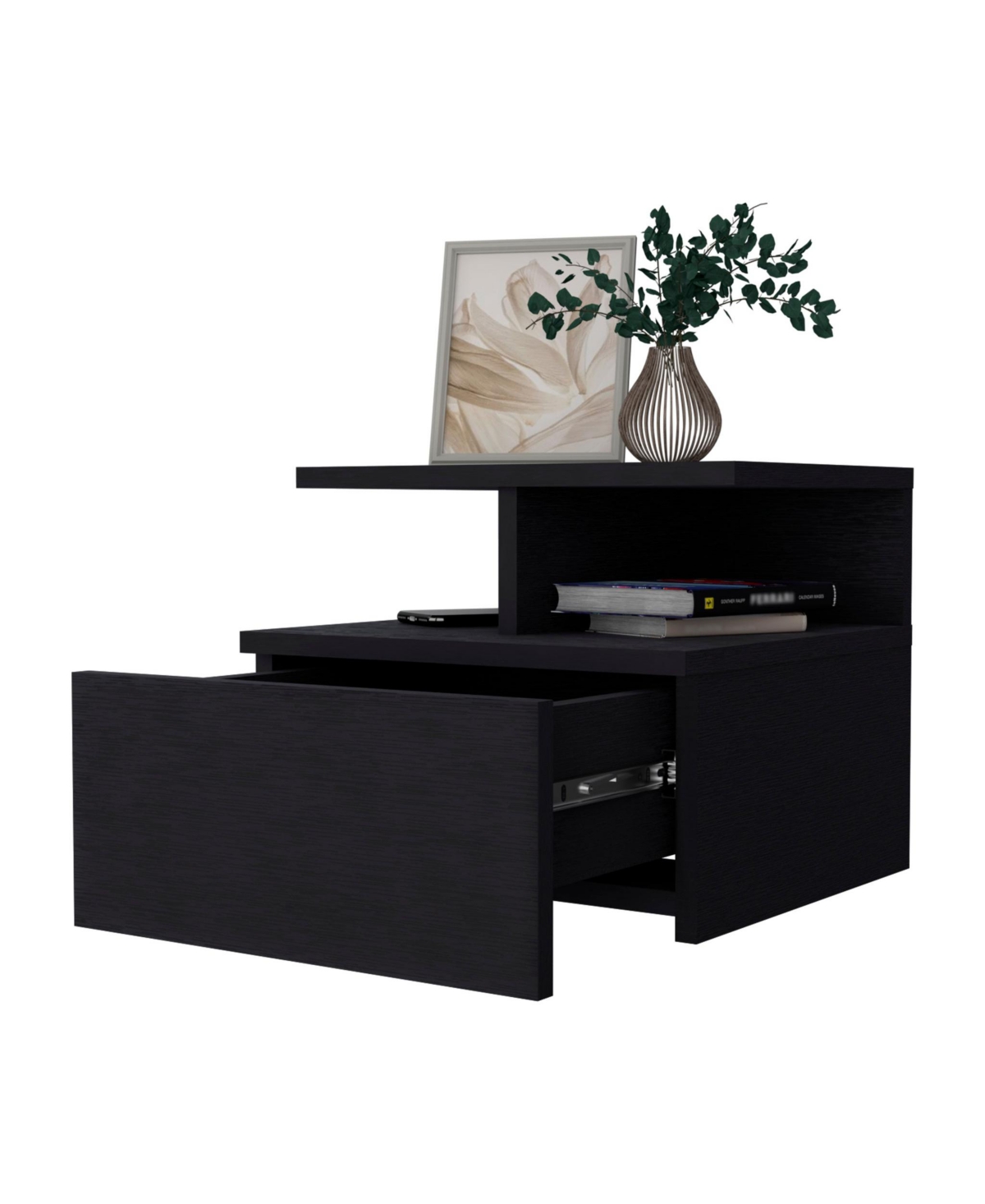1-Drawer Nightstand with Integrated Tech Features