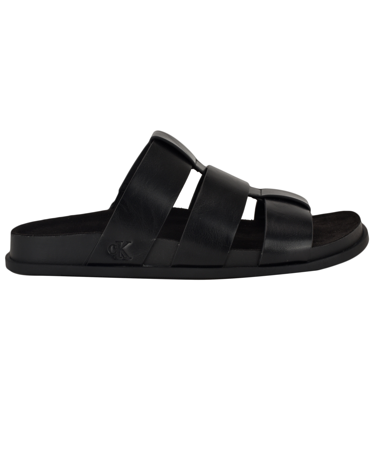 Calvin Klein Tempes Slide Sandal In Black
