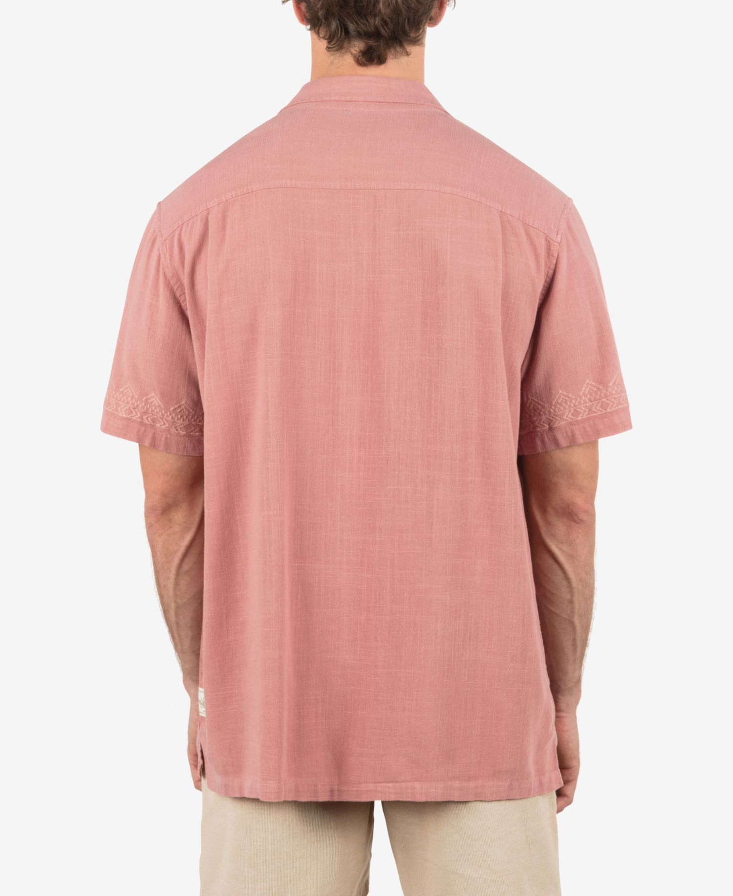 Men's Laguna Camp Embroidered Short Sleeve Shirt