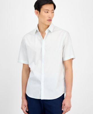 Alfani - Men's Geo-Pattern Shirt
