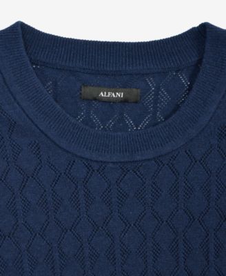 Men's Textured Sweater T-Shirt, Exclusively at Macy's