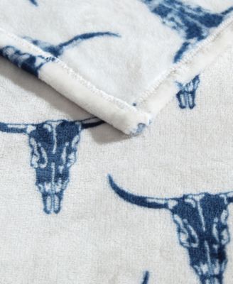 Steer Head Ultra Soft Plush Fleece Blanket, Twin