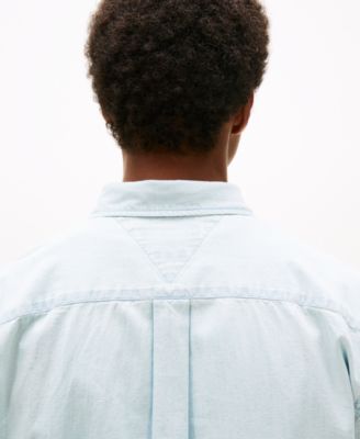 Men's Regular-Fit Chambray Pocket Shirt