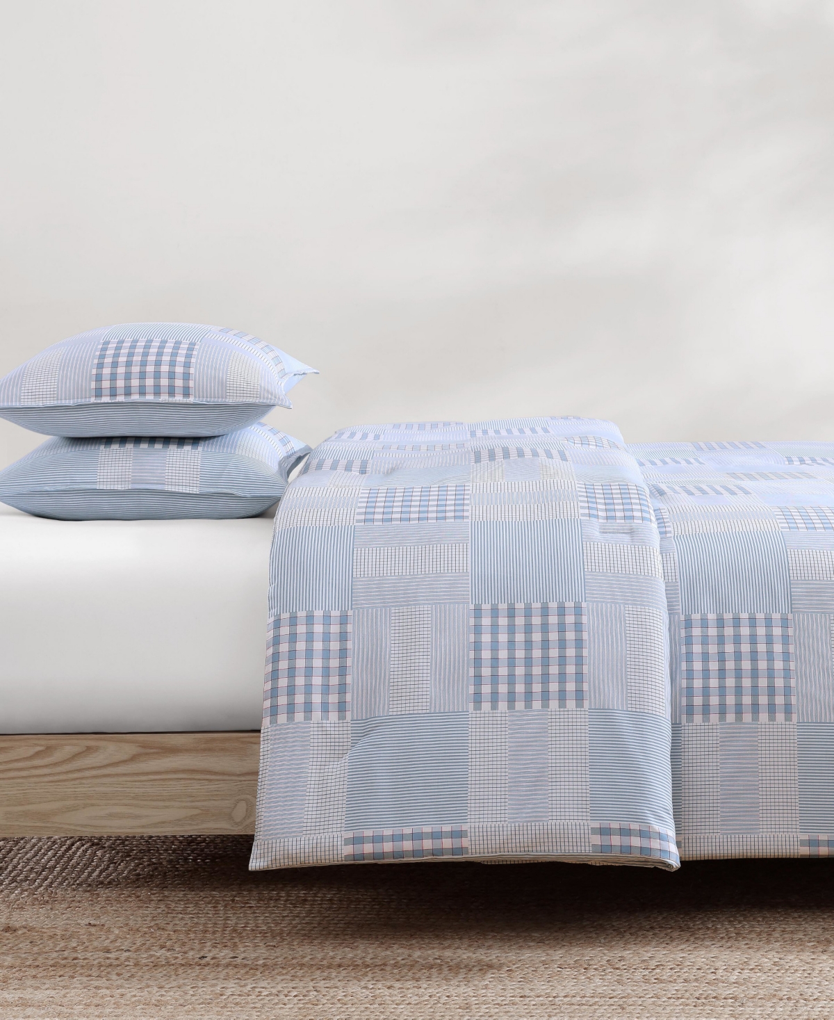 Tommy Hilfiger Hamptons Patchwork Cotton 2-pc. Comforter Set, Twin/twin Xl In Blue