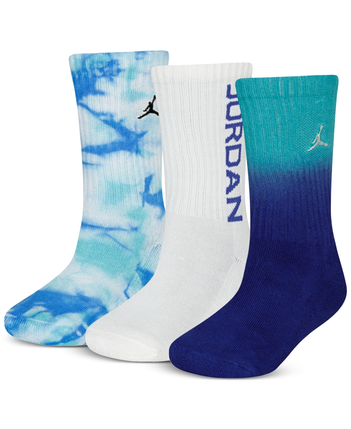 Jordan Big Boys Essentials Poolside Crew Socks, 3 Pack