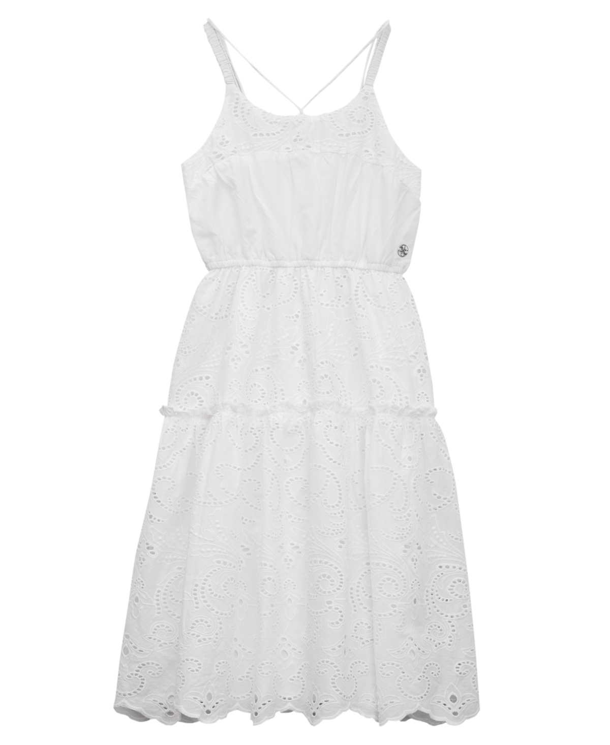 Guess Kids' Big Girl Sangallo Sleeveless Dress