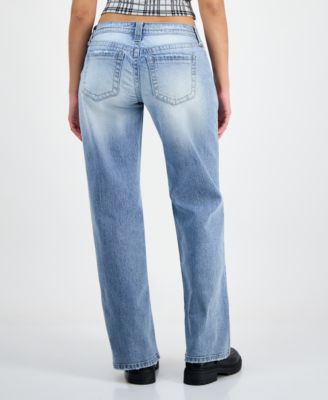 Juniors' Low-Rise Baggy Jeans