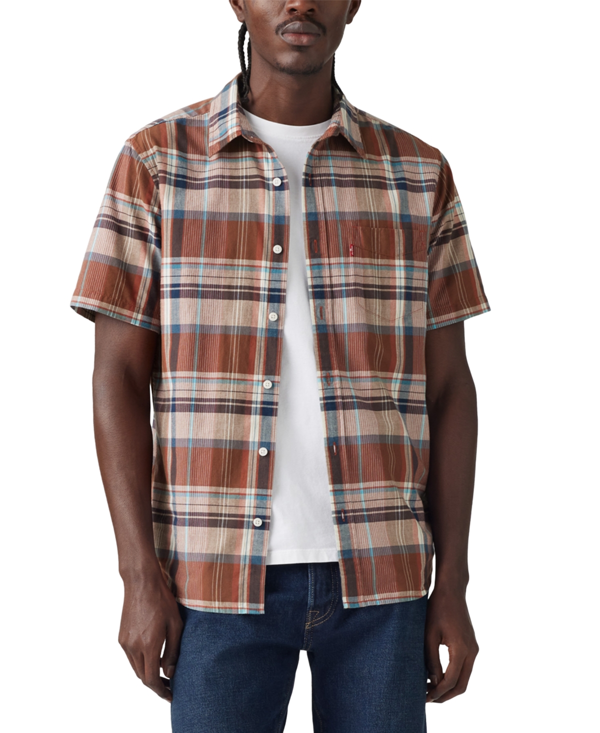Levi's Men's Classic 1 Pocket Short Sleeve Regular Fit Shirt