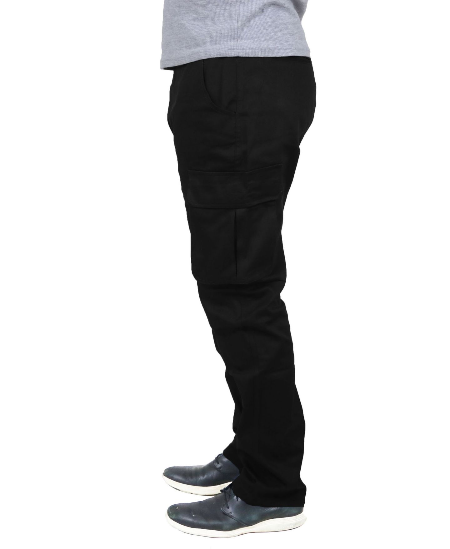 Мужские брюки Blu Rock Flex Stretch Cargo, цвет: Чёрный — фото 3