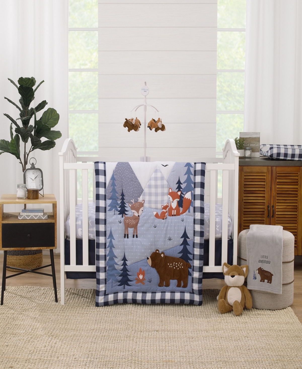 Little Love By Nojo National Park Bears And Deer Musical Mobile