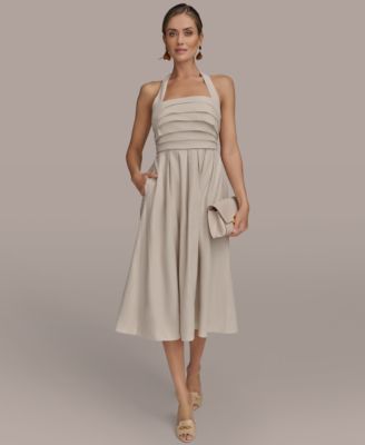 Donna Karan New York - Women's Tie-Back Midi Dress
