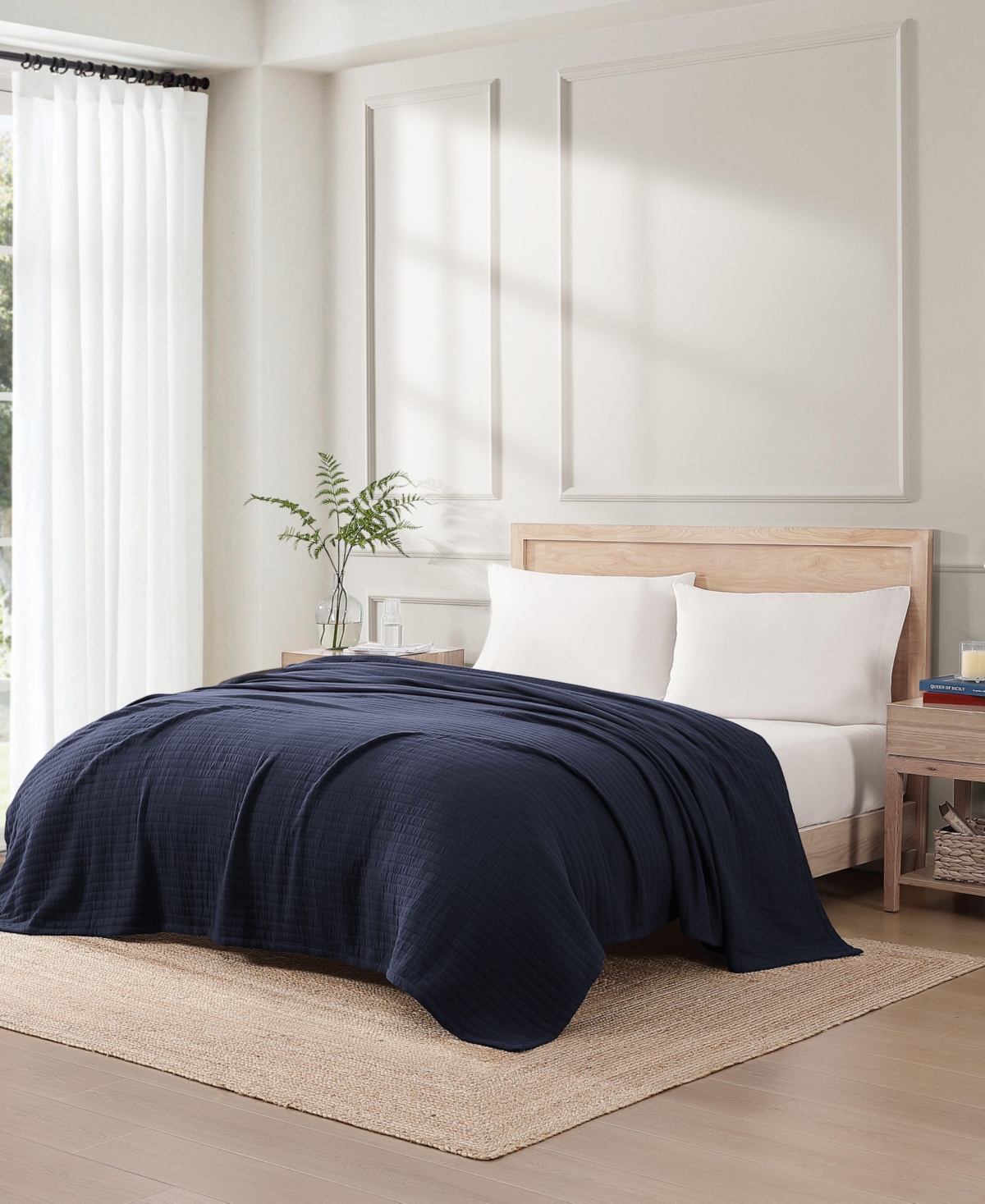 Tommy Hilfiger Essential Weave Cotton Blanket, King