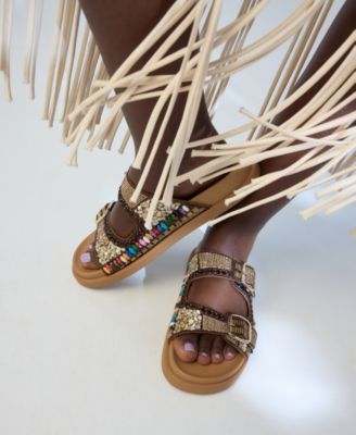 Women's Bohochic Buckle Footbed Sandals