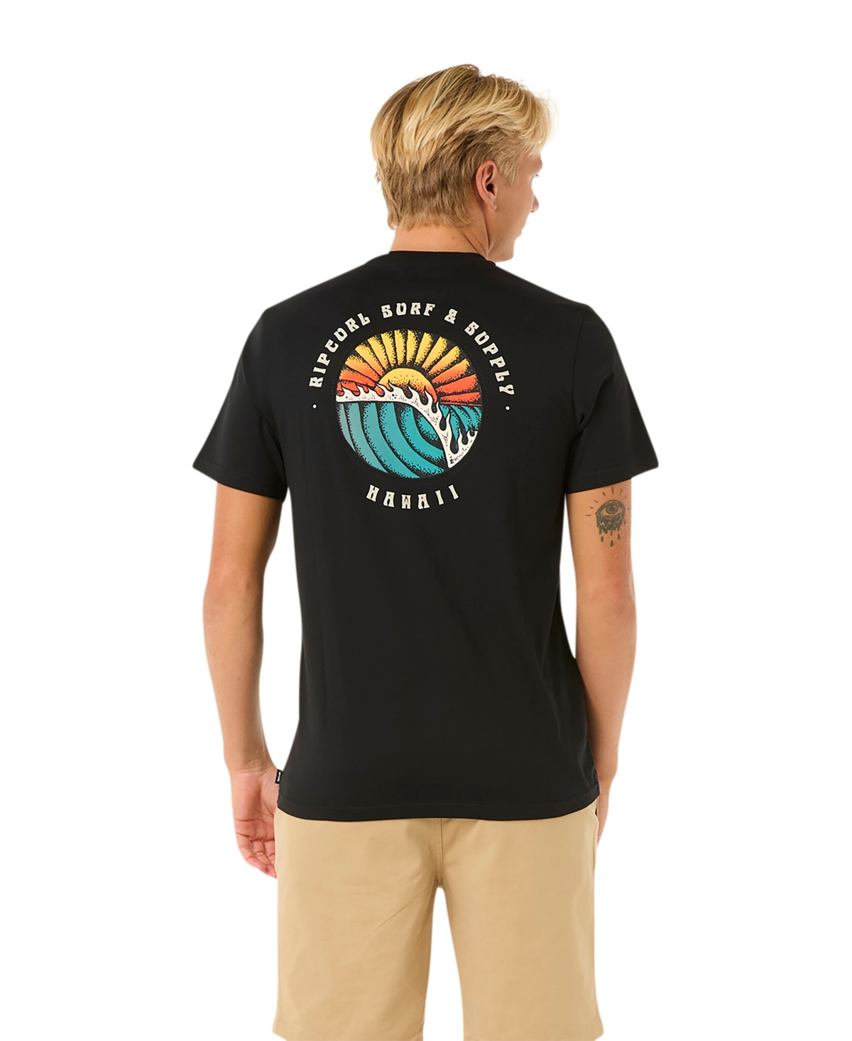 Rip Curl Men's Sunsets Destination T-Shirt - Hawaii black