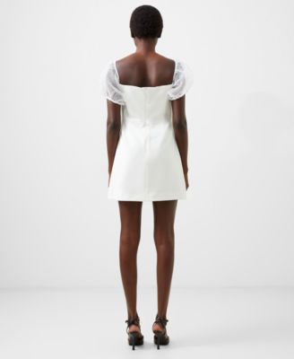 Women's Whisper Puff Organza-Sleeve Dress