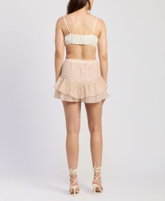 Women's Geraldine Ruffle-Trim Shorts