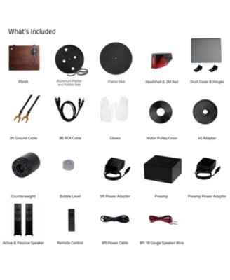 RT83 Turntable, PA10 Preamp, Ai81 Floorstanding Speakers, Ortofon 2M Red Cartridge, 150W Class D Amp, Bluetooth