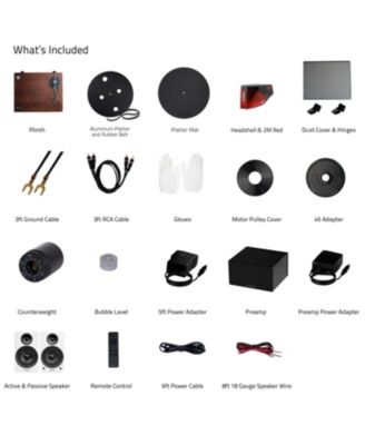 RT83 Turntable, PA10 Preamp, Ai81 Floorstanding Speakers, Ortofon 2M Red Cartridge, 150W Class D Amp, Bluetooth