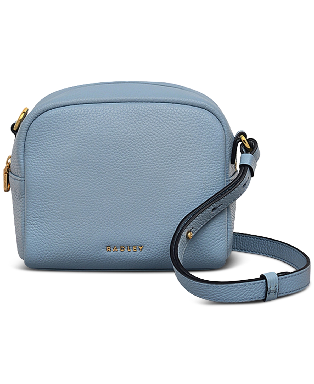 The Daily Mini Leather Zip Around Crossbody Bag - Chai