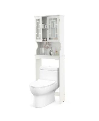 Bathroom Over The Toilet Space Saver Storage Cabinet Organizer Shelf