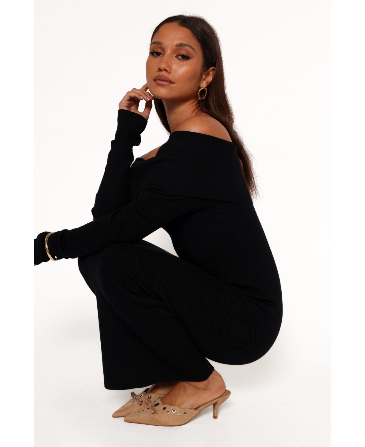 Petal and Pup Women's Archie Off The Shoulder Midi Dress