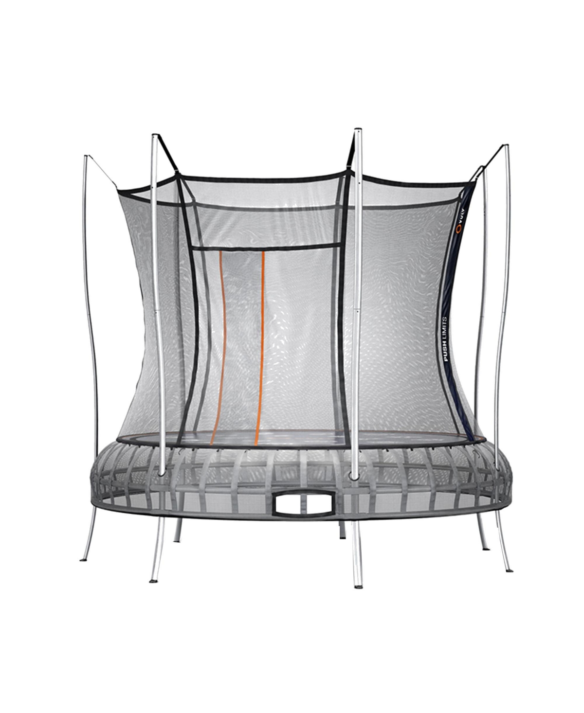 Vuly 12 Ft Thunder Outdoor Trampoline with Springless Design, No Gap Netting, Galvanized Frame & Built In Games, Certified for 330 Pound Capacity