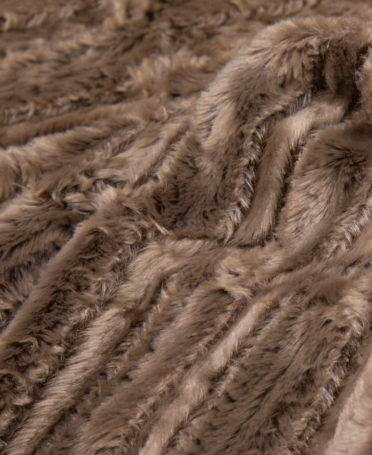 Cheer Collection Luxuriously Soft Faux Fur Design Blanket, 60" X 70"