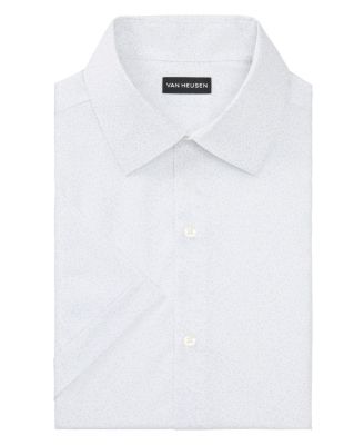 Men's Slim Fit Short Sleeve Dress Shirt