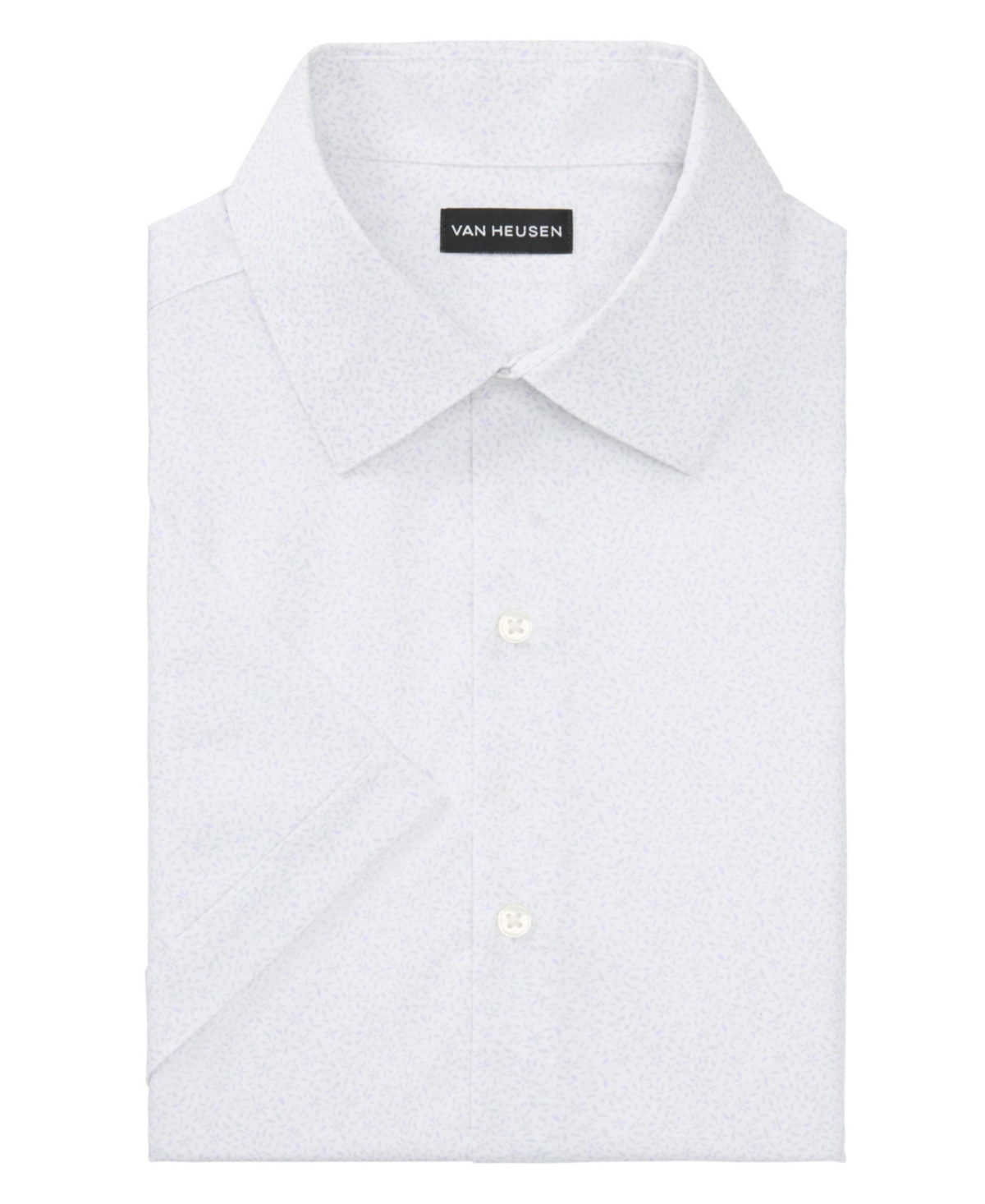 VAN HEUSEN MEN'S SLIM FIT SHORT SLEEVE DRESS SHIRT 