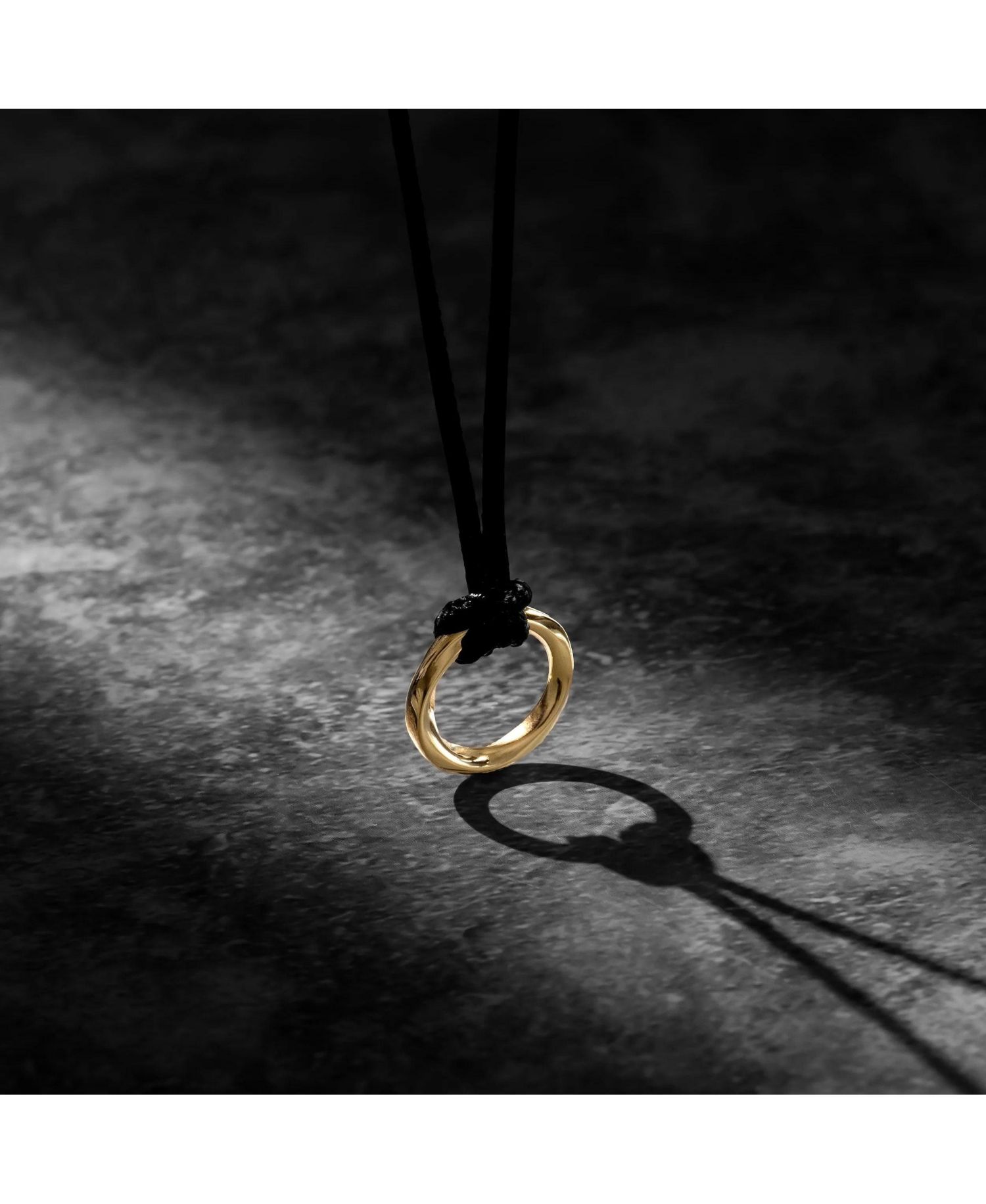 Men's Kairos Gold Amulet Pendant Necklace - 22" Cord